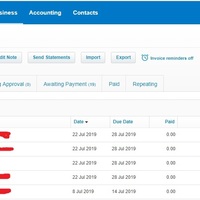 Book keeping Invoices