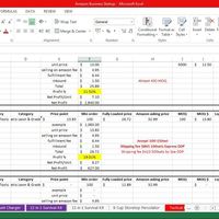 Amazon FBA Alibaba Product Sourcing Excel Documentl