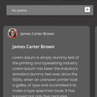Poetry social media app III