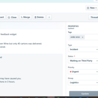 Customer interaction on Freshdesk