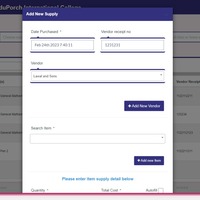 EduPorch inventory module
