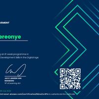 AI course Certificate