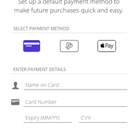 Foodlandia - Onboarding - Payment Info