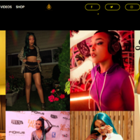 A simple website made for a musician