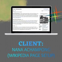 Content Creation [Listing on Wikipedia]