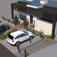 3D visualization of a landscape design