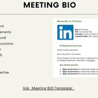 Meeting Bio