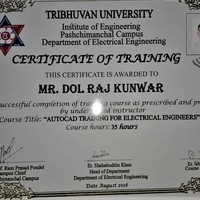 AutoCad Design Training ctificate