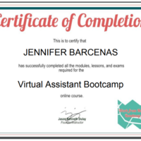 VA Certificate