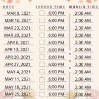 CALENDAR MEEING