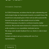 Screenshot of Website Content