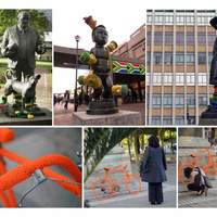 Yarn bombing project - Bicycle/Commuter culture awareness