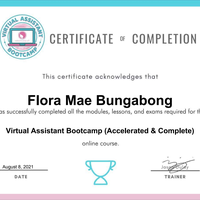 Certifications for General VA course