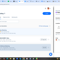 Appointment scheduling on calendly
