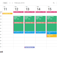 Schedule Management using Google Calendar