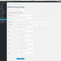 Rate & Survey Plugin - Step 4