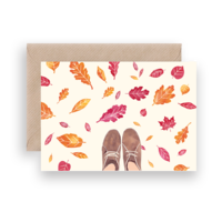 Autumn Card for Lykkefund Paper