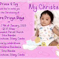 Birthday invitation for one of my client