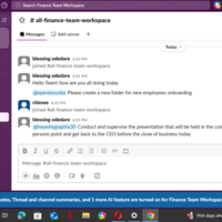  I used Slack to keep my team in sync and speed up decisions