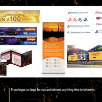 Concepts and artwork for logos and large posters