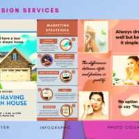 Graphic Design - Collage, Infographic and Flyer