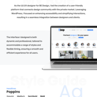 beDesign Landing Page