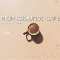 Mock Coffee Website