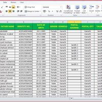 Database in Excel