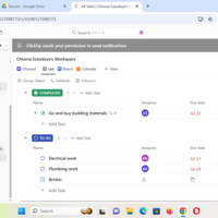 Project management with clickup