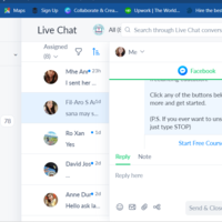 Customer supp task using ManyChat