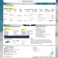 Travel Management Flight, Tranportation and Hotel Acom
