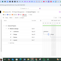 Clickup Dependency Gantt View