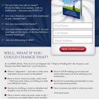 Brainstorm lead-gen page