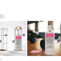 Absolut Vodka Premium Pack design