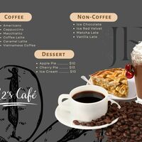 Coffee Shop Menu
