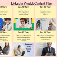 LinkedIn Content creation and plan