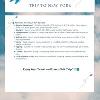 Travel Reminder