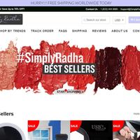 https://simplyradha.com/ Shopify Web Design