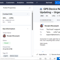 I responded and marked the ticket as closed