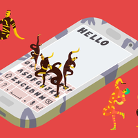 "Hello"  illustration idea