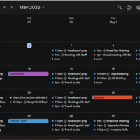 Calendar Management 