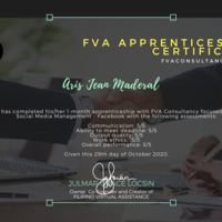 FVA Apprenticeship certificate
