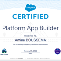 Salesforce Certified Platform App Builder 