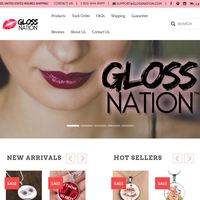 https://glossnation.com/ Shopify Web Design