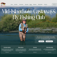 Responsive Web Design - Hero Section - Fly Fishing Club