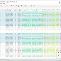 Sample lead sheet