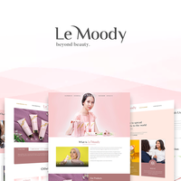 Le Moody Website Interface