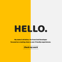 My personal website/portfolio