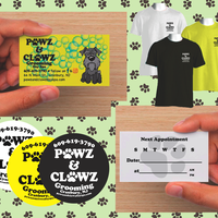 A business package created for a Dog Groomer.