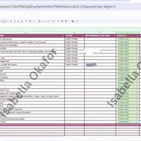 Google Sheets: class/task tracker 